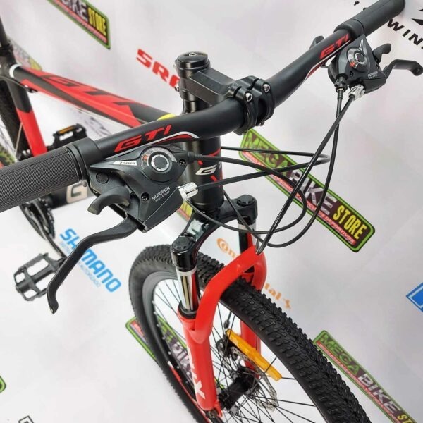 Bicicleta-guayaquil-mtb-montañera-talla-mega-bike-store-bike-shimano-gti-madrock-aluminio-rojo-negro