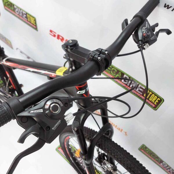 Bicicleta-guayaquil-mtb-montañera-talla-mega-bike-store-bike-shimano-gti-snap24-aro24-aluminio-rojo-negro