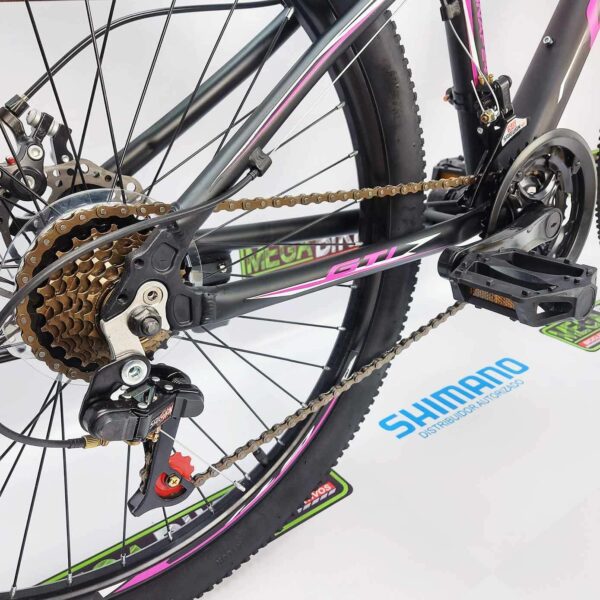 Bicicleta-guayaquil-mtb-montañera-talla-mega-bike-store-bike-shimano-gti-snap24-aro29-auminio-negro-morado