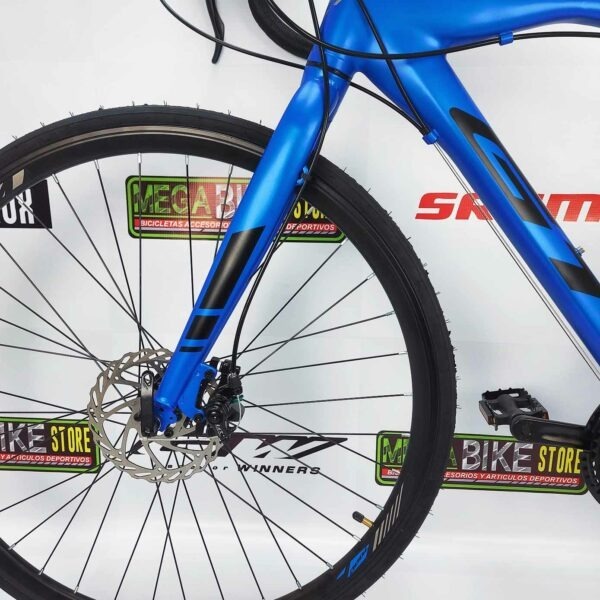 Bicicletas-talla-aro-700-mega-bike-store-bike-ruta-carrera-shimano-triatlón-gti-carrera-aro-700-aluminio-negro-azul