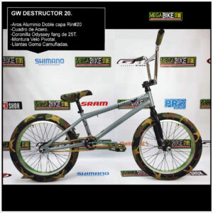 Bmx-odyssey-cult-bicicletas-freestyle-Sunday-guayaquil-aro-20-megabike-gw-destructor-aro20-gris-velopivotal-hawk