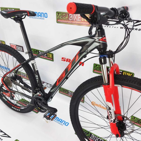 Bicicleta-guayaquil-mtb-montañera-talla-mega-bike-store-bike-shimano-gti-snapsonic-aro-29-aluminio-negro-rojo
