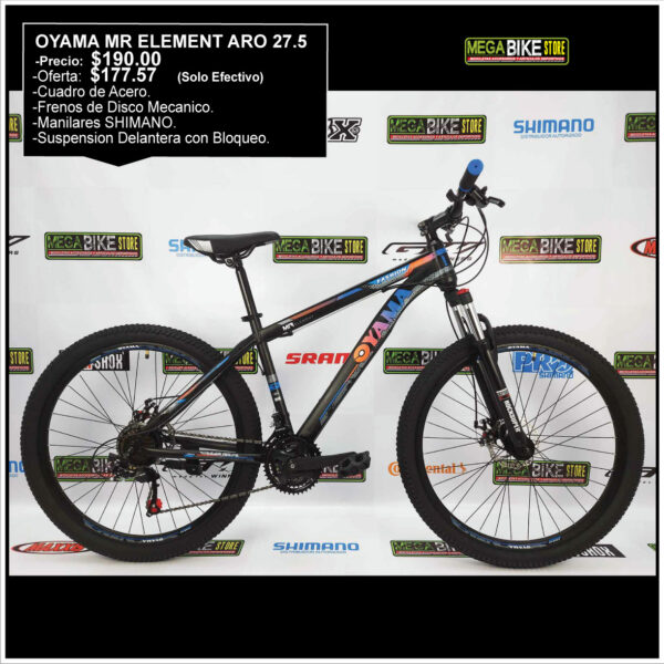 Bicicleta-guayaquil-mtb-montañera-talla-mega-bike-store-bike-shimano-oyama-mr-element-acero-aro-27.5