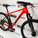 Bicicleta-guayaquil-mtb-montañera-talla-mega-bike-store-bike-shimano-benelli-m20-4.0-pro-italiana-carbono-negro-naranja.