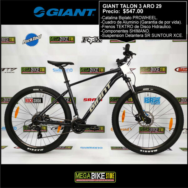 Bicicleta-guayaquil-mtb-montañera-talla-mega-bike-store-bike-shimano-giant-talon3-aro29-aluminio-blanco-gris