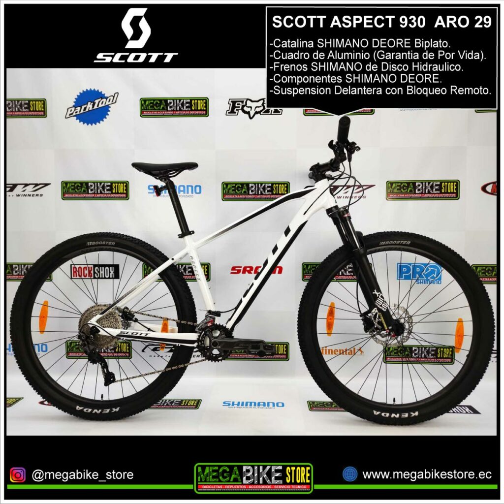 Bicicleta Scott ASPECT 950 ARO 29 Componentes Shimano ALTUS