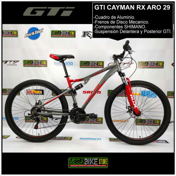 bicicletas-doble-suspension-aluminio-aro-29-frenos-disco-gti-cayman-rx-tienda-almacen-biciletas