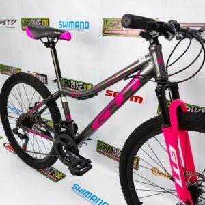 Bicicleta GTI ROXY Aro 26 Montañera - 7v- Suspension Delantera - Frenos de Disco (gris)