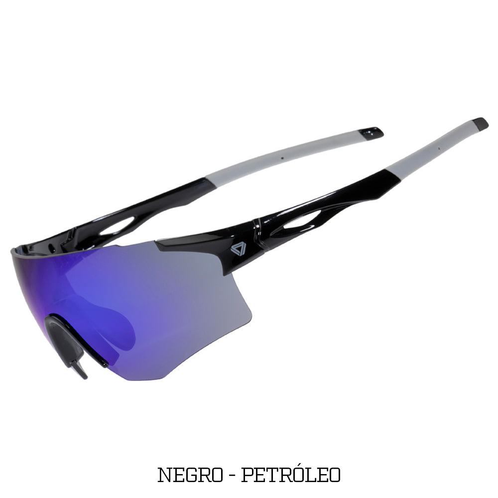 Gafas Para Ciclismo GW FLINT con Proteccion UV para Bicicleta 813313  (Negro-azul) - MegaBike Store