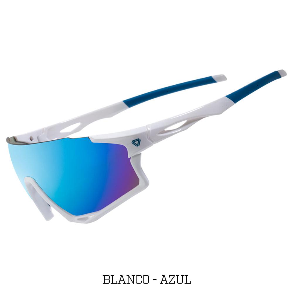 Gafas Para Ciclismo GW Calvert Full Color con Proteccion UV para Bicicleta  813310 (Blanca-Azul) - MegaBike Store