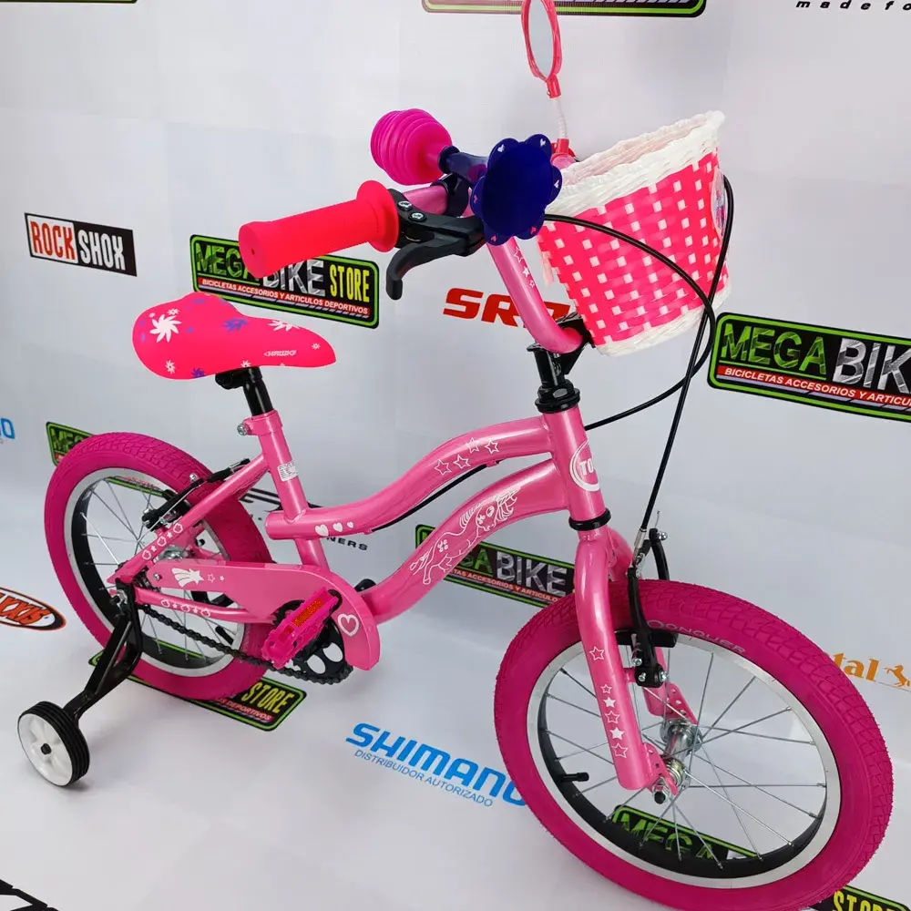 Bicicleta Aro 20 Para Niñas de 7 a 10 Años Womans Toom (Rosada)