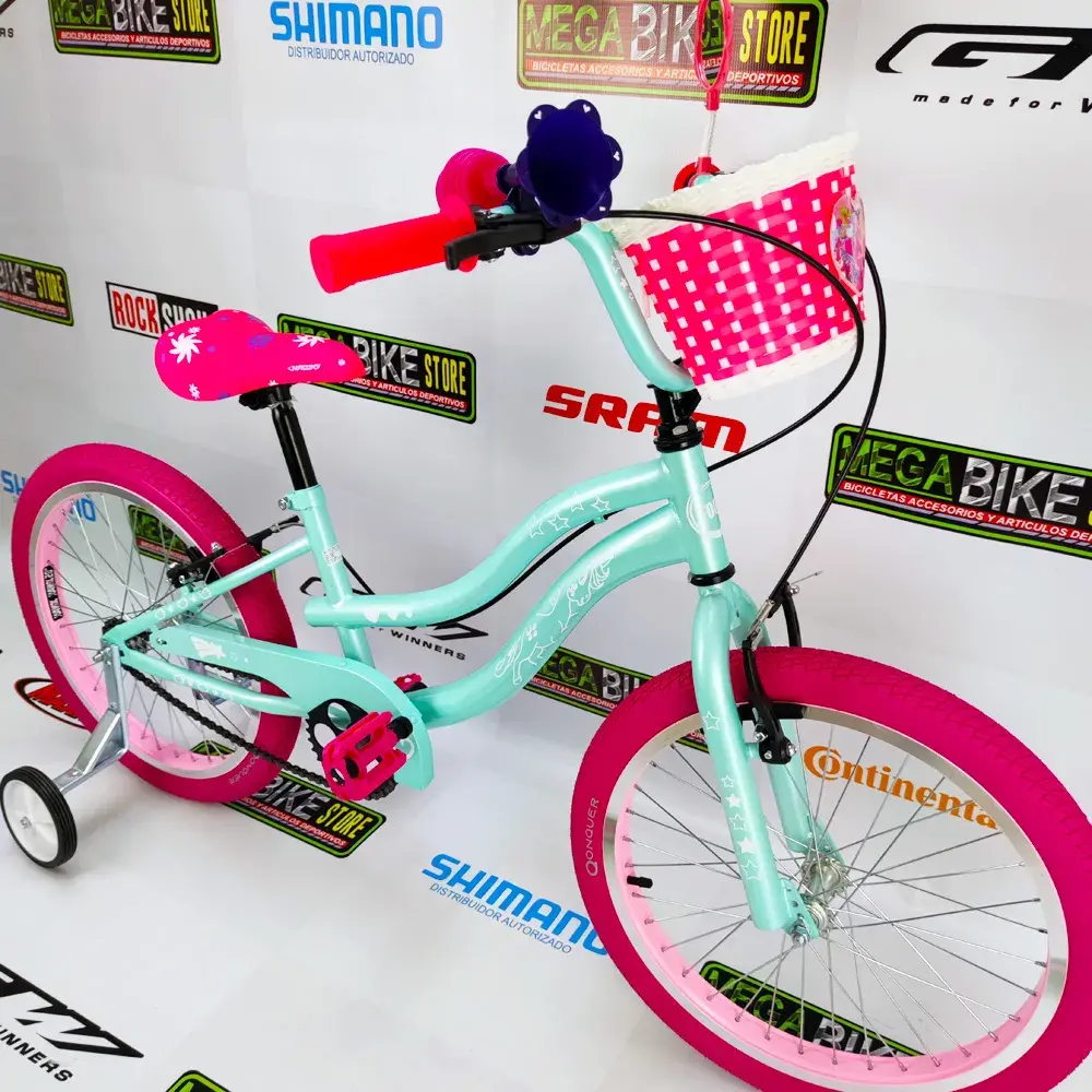 Bicicleta Aro 20 Para Niñas de 7 a 10 Años Womans Toom (Rosada)