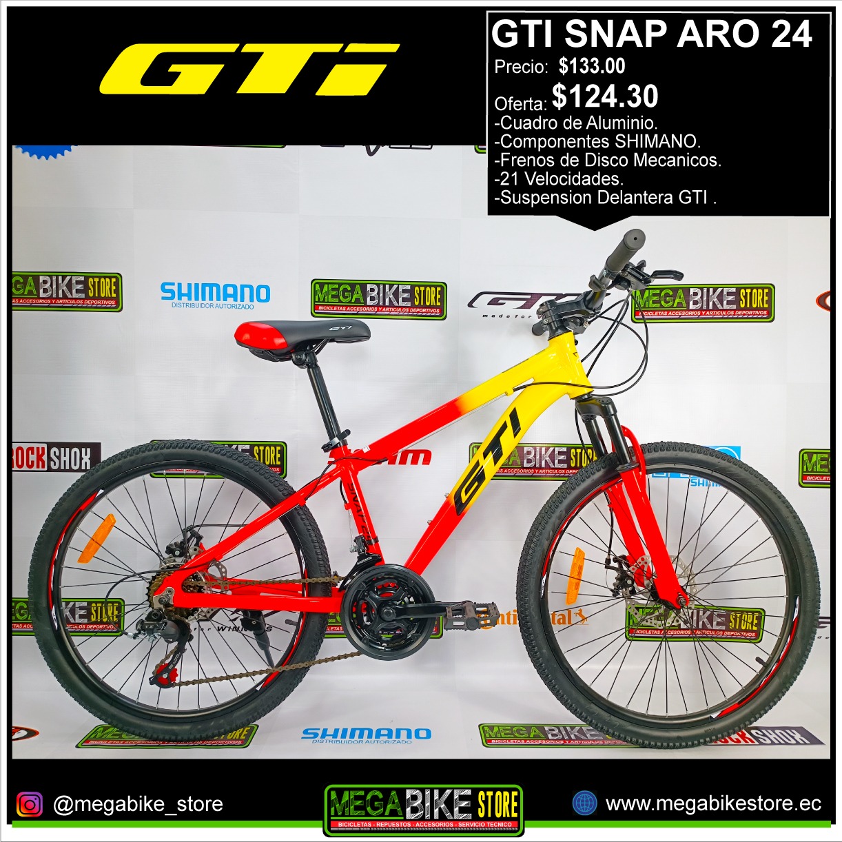 Bicicletas GTI SNAP Aro 24